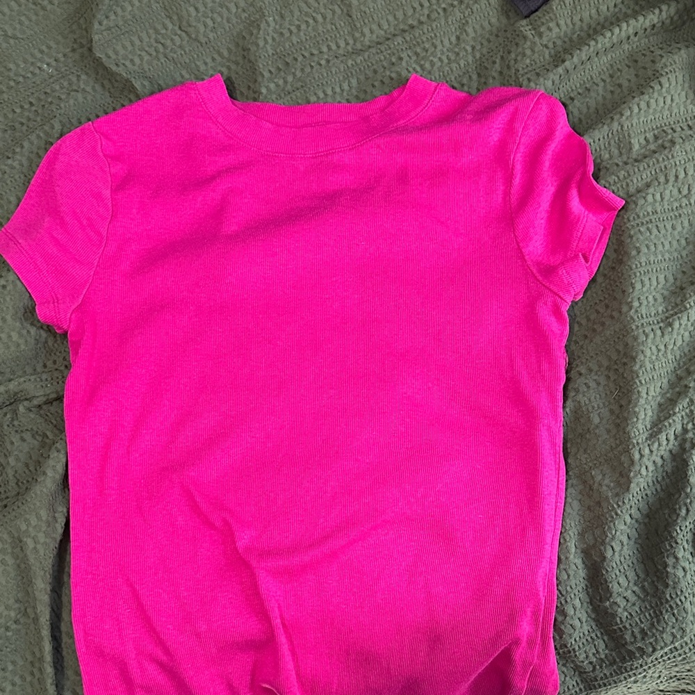 a new day Kids' Short Sleeve Tee in Hot Pink